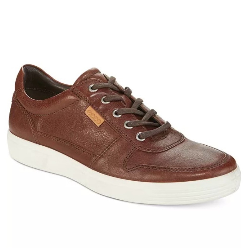 Econ Men's Soft 7 Danish Design Leather Sneakers Brown Size EU 47/US 13/13.5